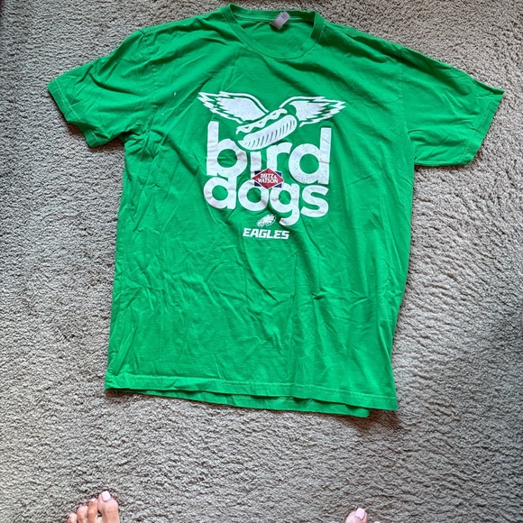 BUNDLE.. 2 Items..Philadelphia EAGLES T-Shirt & Hat Vibrant Green Tee XL - Picture 6 of 7